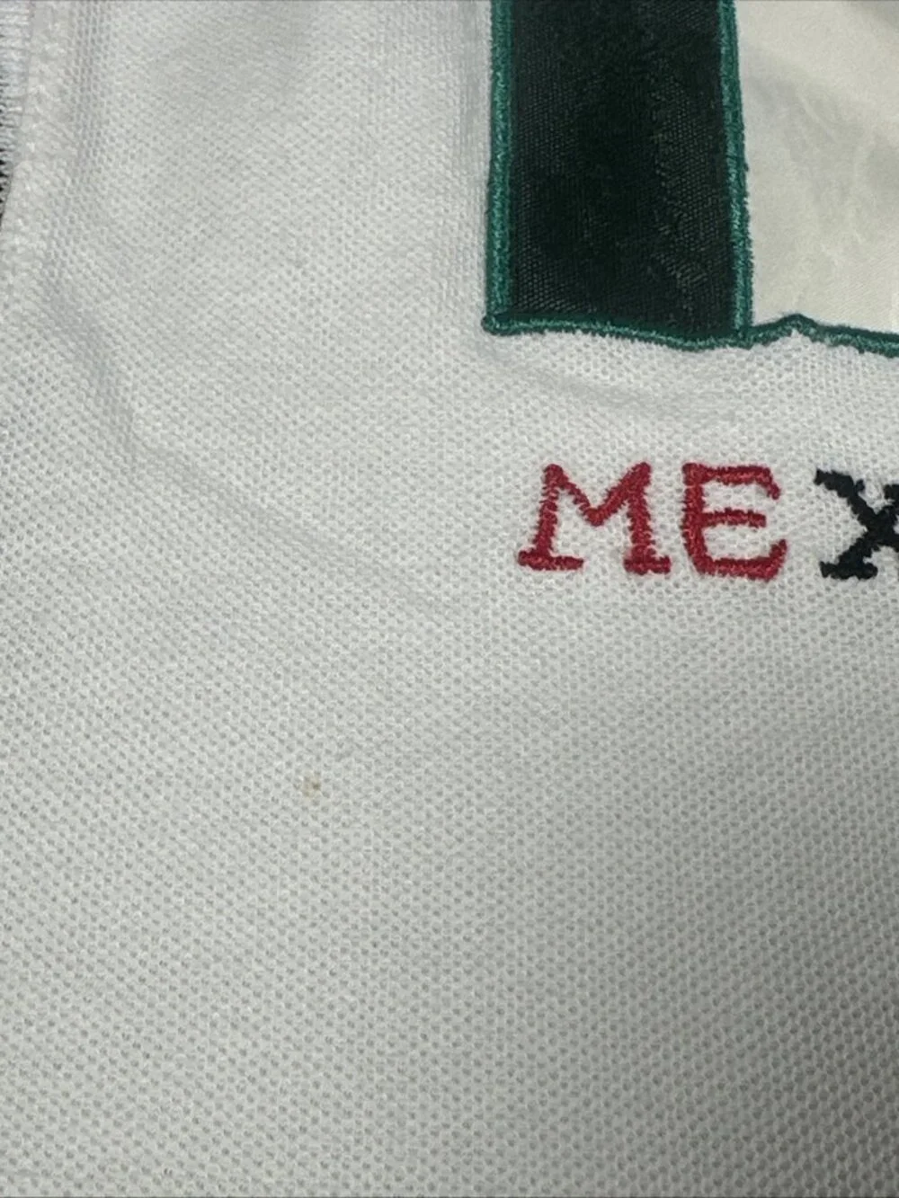 90s 1994 France98 By Adidas Mexico World Cup Polo Shirt Mens XL Soccer Vintage